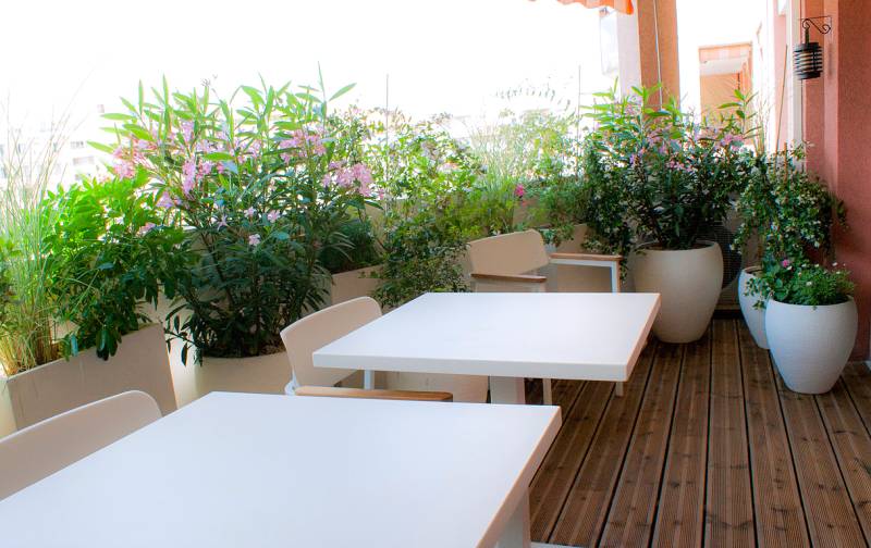 Aménagement d'un balcon paysager de 10 m² à Villeurbanne