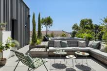 Notre zone d'activité pour ce service Création de terrasse avec mobilier en bois et serrurerie métallique sur mesure